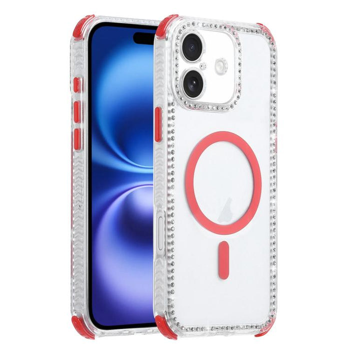 Funda magnética antigolpes 2 en 1 Dream Diamond para teléfono, For iPhone 17 Pro Max, For iPhone 17 Pro, For iPhone 17, For iPhone Air, For iPhone 16 Pro Max, For iPhone 16 Pro, For iPhone 16 Plus, For iPhone 16
