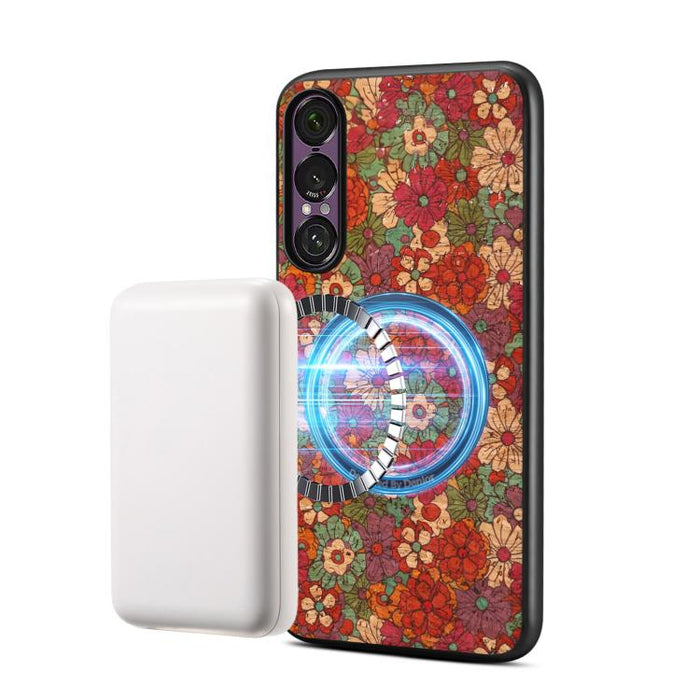 Funda magnética para teléfono Denior de la serie Lenguaje Floral, For Xiaomi 17 Ultra