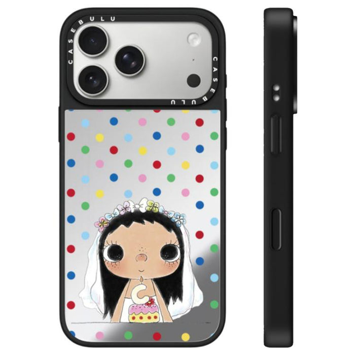 Funda para teléfono con espejo y botón de control de cámara con diseño de la serie YUY, For iPhone 17 Pro Max, For iPhone 17 Pro, For iPhone 17, For iPhone Air