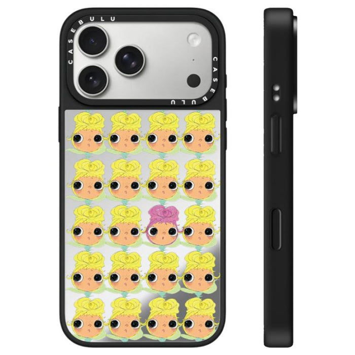 Funda para teléfono con espejo y botón de control de cámara con diseño de la serie YUY, For iPhone 17 Pro Max, For iPhone 17 Pro, For iPhone 17, For iPhone Air