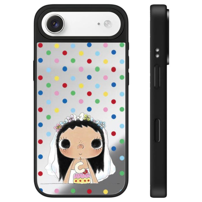 Funda para teléfono con espejo y botón de control de cámara con diseño de la serie YUY, For iPhone 17 Pro Max, For iPhone 17 Pro, For iPhone 17, For iPhone Air