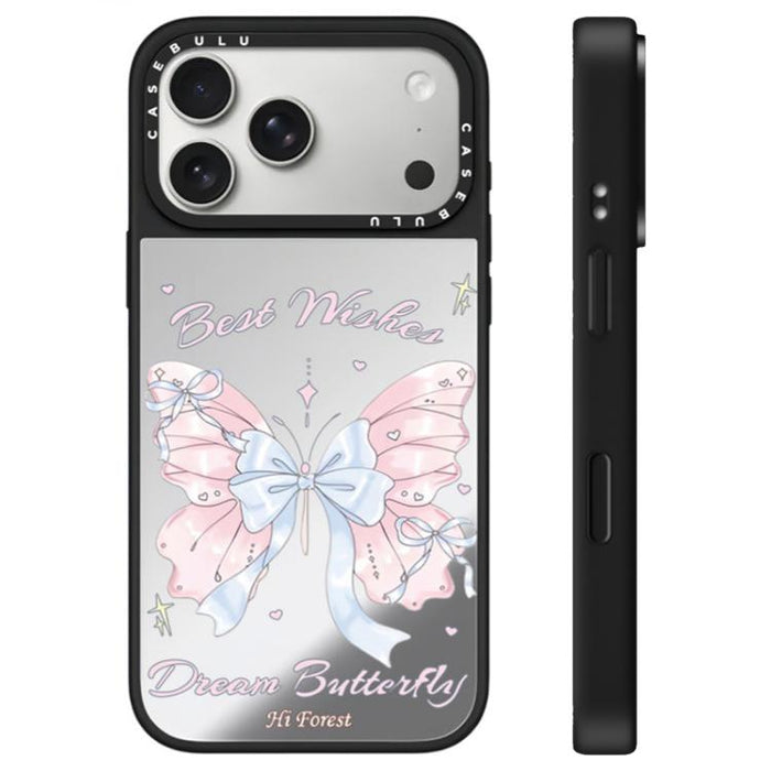 Funda para teléfono con espejo y botón de control de cámara de la serie Hi Forest, For iPhone 17 Pro Max, For iPhone 17 Pro, For iPhone 17, For iPhone Air