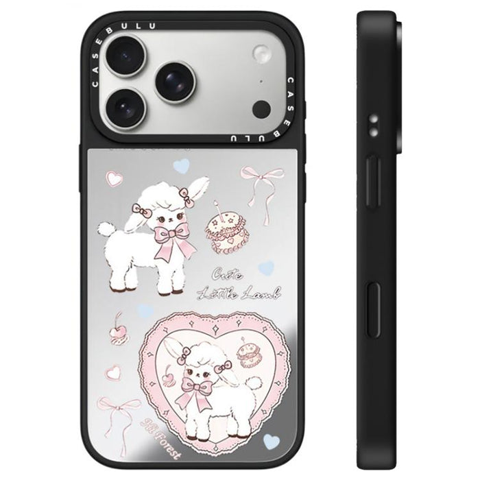 Funda para teléfono con espejo y botón de control de cámara de la serie Hi Forest, For iPhone 17 Pro Max, For iPhone 17 Pro, For iPhone 17, For iPhone Air