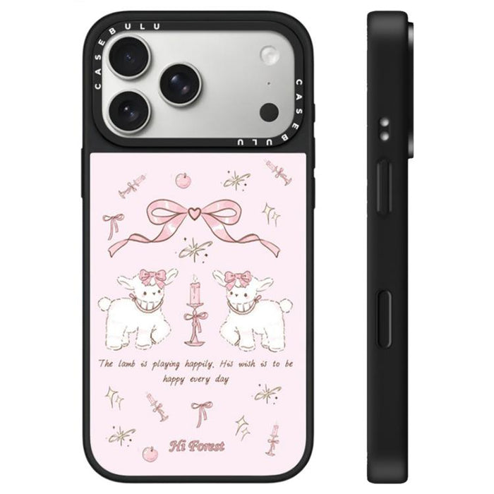 Funda para teléfono con espejo y botón de control de cámara de la serie Hi Forest, For iPhone 17 Pro Max, For iPhone 17 Pro, For iPhone 17, For iPhone Air