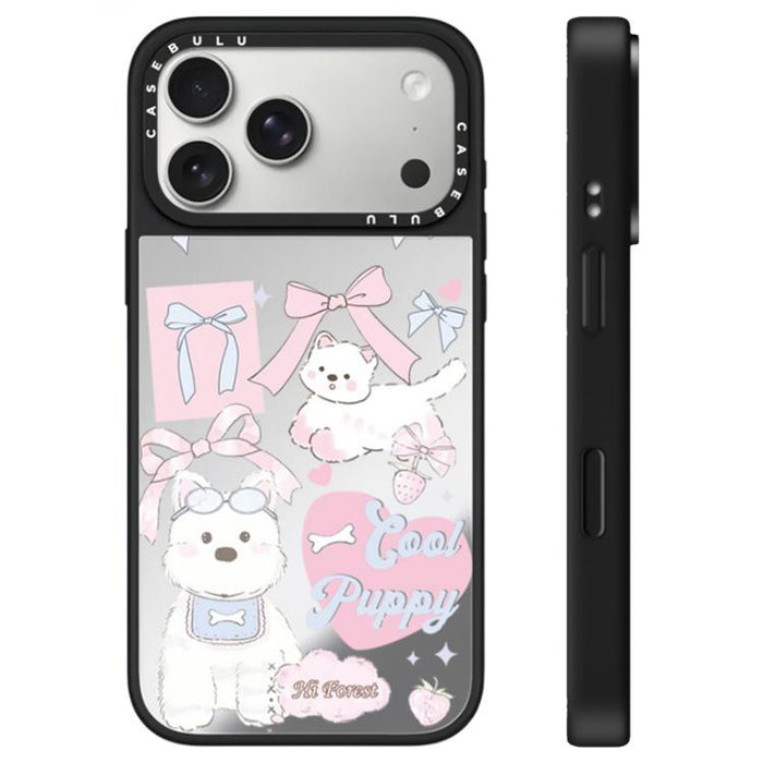 Funda para teléfono con espejo y botón de control de cámara de la serie Hi Forest, For iPhone 17 Pro Max, For iPhone 17 Pro, For iPhone 17, For iPhone Air