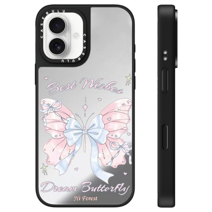 Funda para teléfono con espejo y botón de control de cámara de la serie Hi Forest, For iPhone 17 Pro Max, For iPhone 17 Pro, For iPhone 17, For iPhone Air