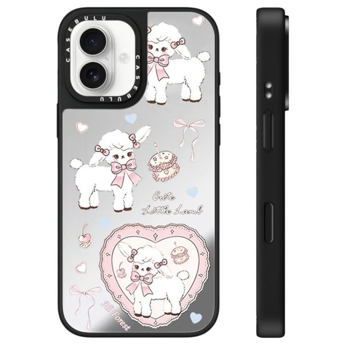 Funda para teléfono con espejo y botón de control de cámara de la serie Hi Forest, For iPhone 17 Pro Max, For iPhone 17 Pro, For iPhone 17, For iPhone Air