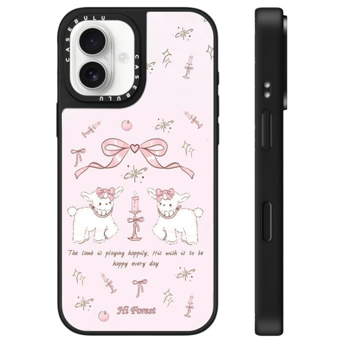 Funda para teléfono con espejo y botón de control de cámara de la serie Hi Forest, For iPhone 17 Pro Max, For iPhone 17 Pro, For iPhone 17, For iPhone Air