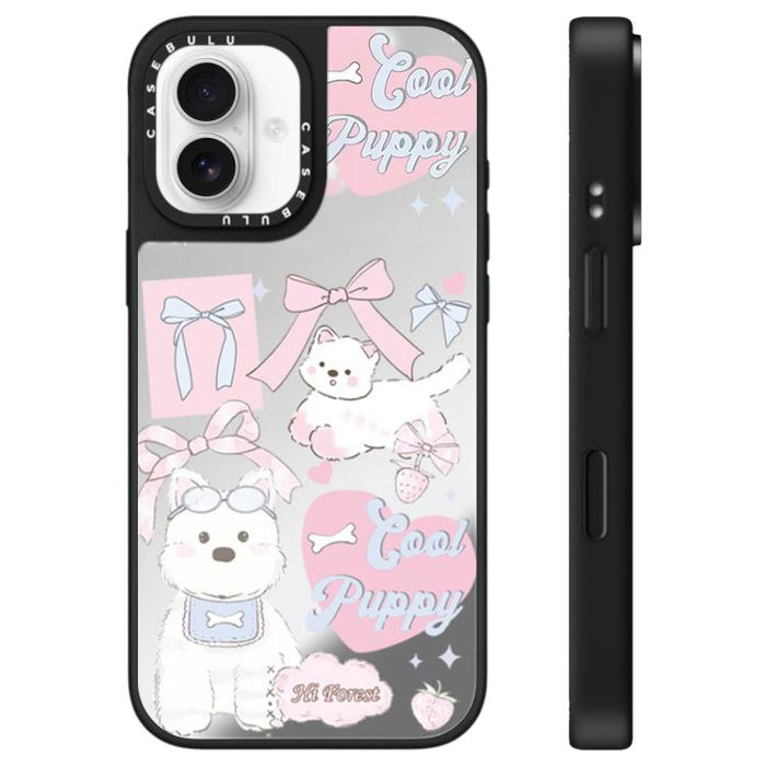 Funda para teléfono con espejo y botón de control de cámara de la serie Hi Forest, For iPhone 17 Pro Max, For iPhone 17 Pro, For iPhone 17, For iPhone Air