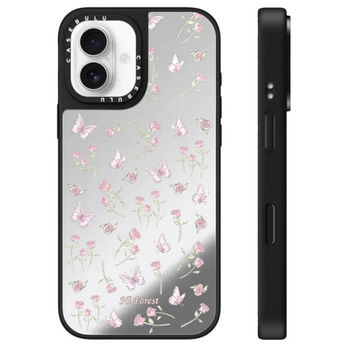 Funda para teléfono con espejo y botón de control de cámara de la serie Hi Forest, For iPhone 17 Pro Max, For iPhone 17 Pro, For iPhone 17, For iPhone Air