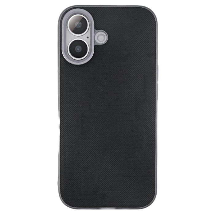 Funda para teléfono de cuero vegano con textura de cuadrícula mate, For iPhone 17 Pro Max, For iPhone 17 Pro, For iPhone 17, For iPhone Air