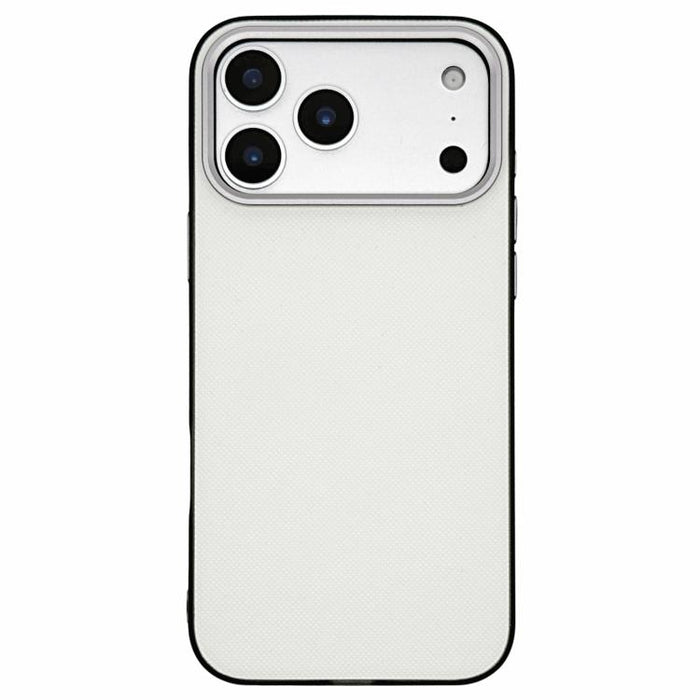 Funda para teléfono de cuero vegano con textura de cuadrícula mate, For iPhone 17 Pro Max, For iPhone 17 Pro, For iPhone 17, For iPhone Air