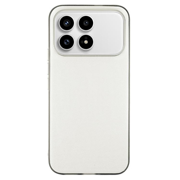 Funda para teléfono de cuero vegano con textura de cuadrícula mate, For Redmi K90, For Redmi K90 Max