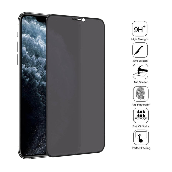Película de vidrio templado resistente al desgaste de aluminio recubierto de aceite de plasma antimirada, For iPhone X / XS (1 PC), For iPhone XR (1 PC), For iPhone XS Max (1 PC), For iPhone 11 (1 PC), For iPhone 11 Pro (1 PC)                          ...