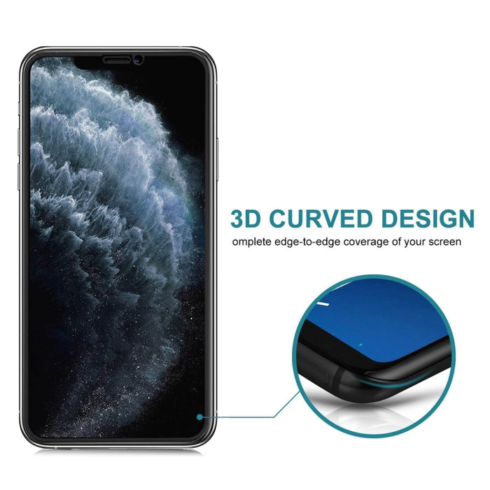 Película de vidrio templado resistente al desgaste de aluminio recubierto de aceite de plasma antimirada, For iPhone X / XS (1 PC), For iPhone XR (1 PC), For iPhone XS Max (1 PC), For iPhone 11 (1 PC), For iPhone 11 Pro (1 PC)                          ...