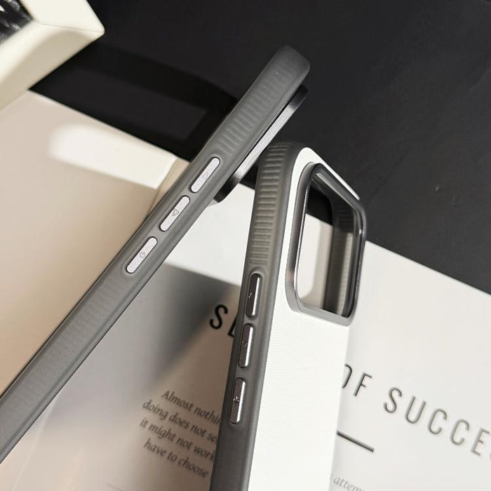 Funda para teléfono de cuero vegano con textura de cuadrícula mate, For Redmi K90, For Redmi K90 Max