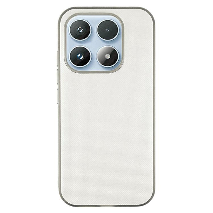Funda para teléfono de cuero vegano con textura de cuadrícula mate, For Xiaomi 17 Pro Max, For Xiaomi 17 Pro, For Xiaomi 17