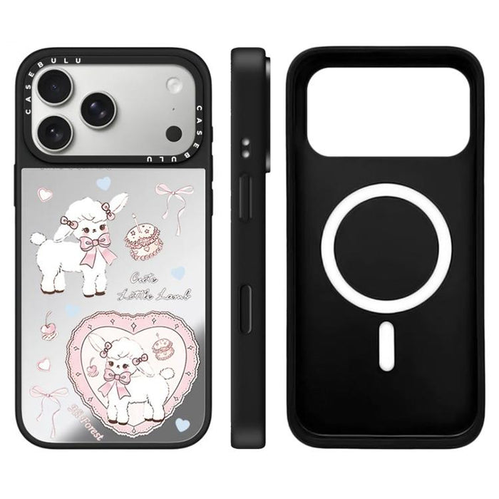 Funda magnética para teléfono con espejo y botón de control de cámara de la serie Hi Forest, For iPhone 17 Pro Max, For iPhone 17 Pro, For iPhone 17, For iPhone Air