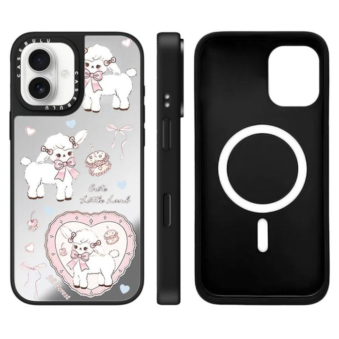 Funda magnética para teléfono con espejo y botón de control de cámara de la serie Hi Forest, For iPhone 17 Pro Max, For iPhone 17 Pro, For iPhone 17, For iPhone Air