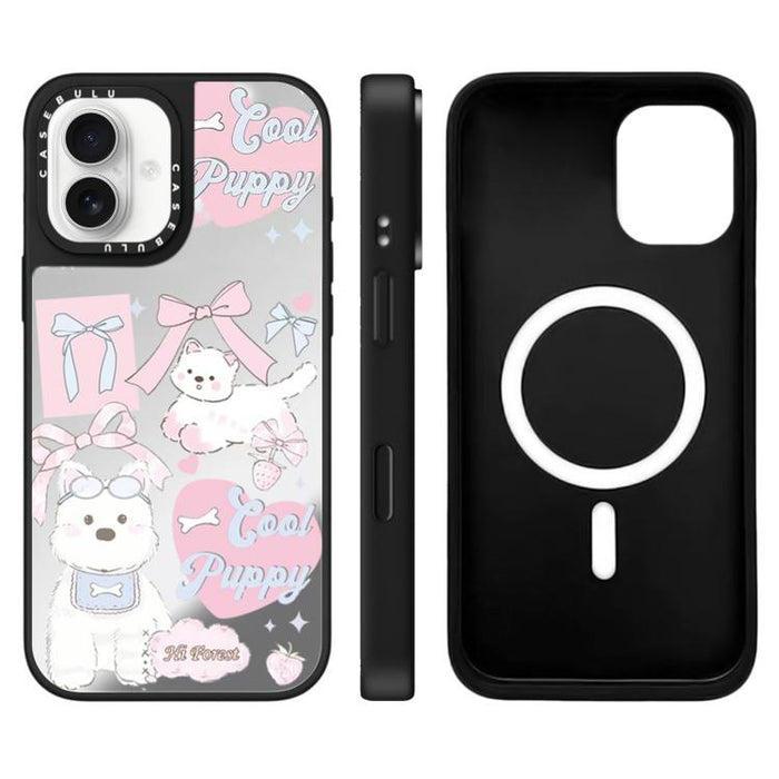 Funda magnética para teléfono con espejo y botón de control de cámara de la serie Hi Forest, For iPhone 17 Pro Max, For iPhone 17 Pro, For iPhone 17, For iPhone Air