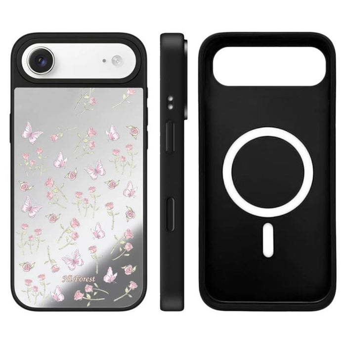 Funda magnética para teléfono con espejo y botón de control de cámara de la serie Hi Forest, For iPhone 17 Pro Max, For iPhone 17 Pro, For iPhone 17, For iPhone Air