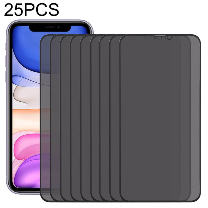 Película de vidrio templado resistente al desgaste de aluminio alto recubierto de aceite de Plasma antimiradas de 25 uds., For iPhone X / XS (25 PCS), For iPhone XR (25 PCS), For iPhone XS Max (25 PCS), For iPhone 11 (25 PCS), For iPhone 11 Pro (25 PCS...