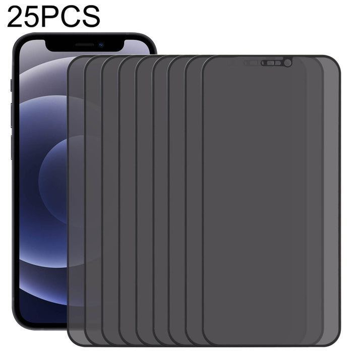 Película de vidrio templado resistente al desgaste de aluminio alto recubierto de aceite de Plasma antimiradas de 25 uds., For iPhone X / XS (25 PCS), For iPhone XR (25 PCS), For iPhone XS Max (25 PCS), For iPhone 11 (25 PCS), For iPhone 11 Pro (25 PCS...