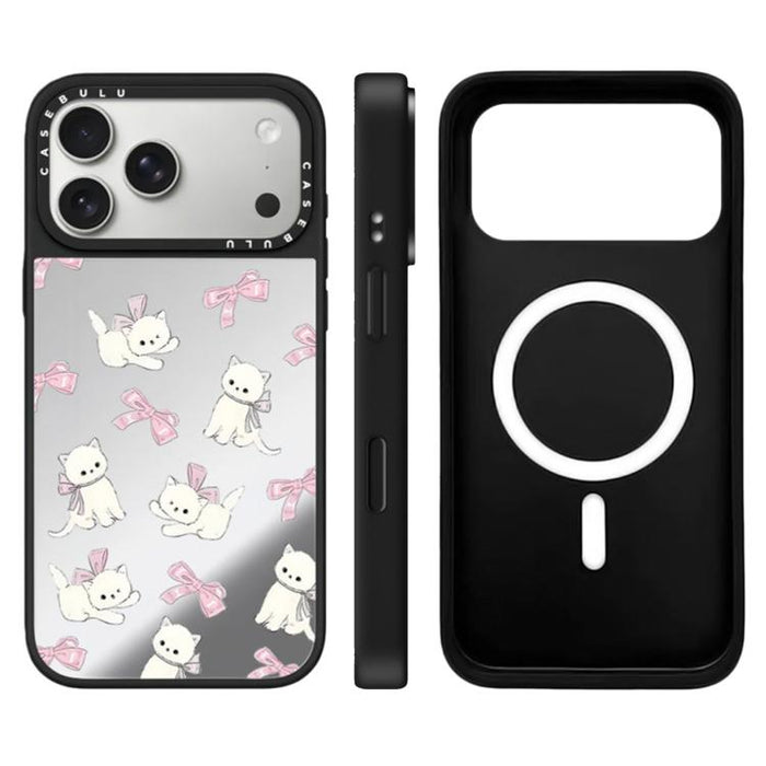 Funda magnética para teléfono con espejo y botón de control de cámara con diseño de la serie Hi Forest, For iPhone 17 Pro Max, For iPhone 17 Pro, For iPhone 17, For iPhone Air