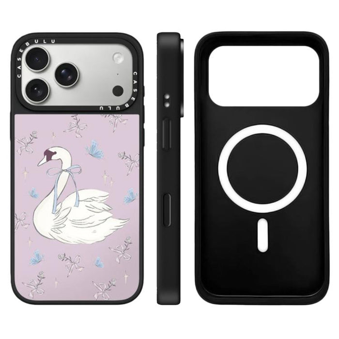 Funda magnética para teléfono con espejo y botón de control de cámara con diseño de la serie Hi Forest, For iPhone 17 Pro Max, For iPhone 17 Pro, For iPhone 17, For iPhone Air