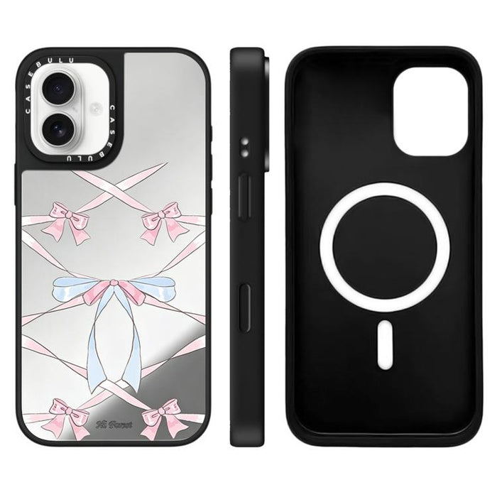 Funda magnética para teléfono con espejo y botón de control de cámara con diseño de la serie Hi Forest, For iPhone 17 Pro Max, For iPhone 17 Pro, For iPhone 17, For iPhone Air