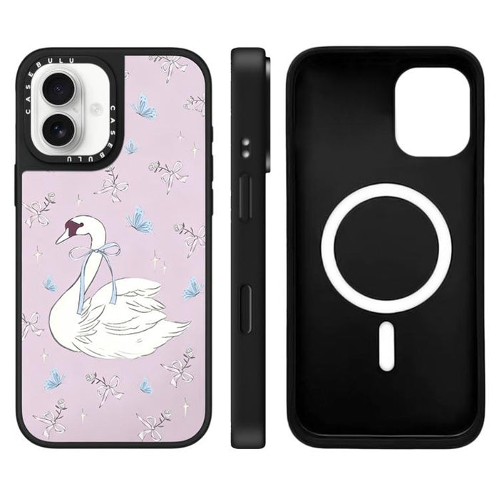Funda magnética para teléfono con espejo y botón de control de cámara con diseño de la serie Hi Forest, For iPhone 17 Pro Max, For iPhone 17 Pro, For iPhone 17, For iPhone Air