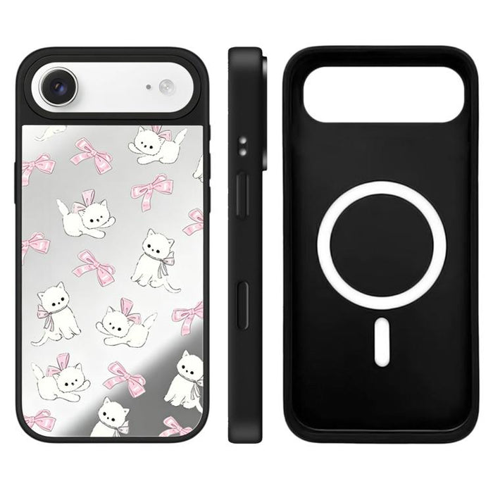 Funda magnética para teléfono con espejo y botón de control de cámara con diseño de la serie Hi Forest, For iPhone 17 Pro Max, For iPhone 17 Pro, For iPhone 17, For iPhone Air