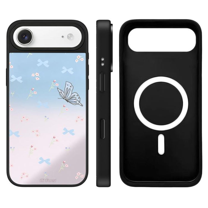 Funda magnética para teléfono con espejo y botón de control de cámara con diseño de la serie Hi Forest, For iPhone 17 Pro Max, For iPhone 17 Pro, For iPhone 17, For iPhone Air
