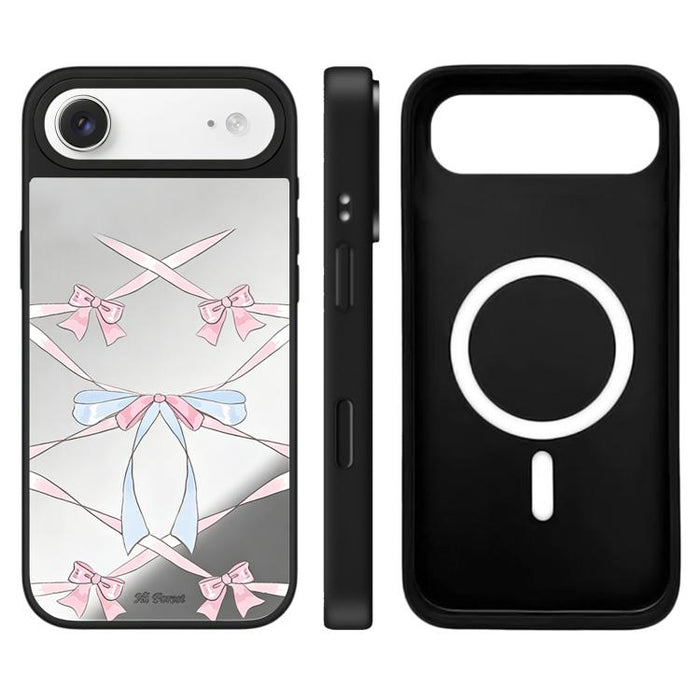 Funda magnética para teléfono con espejo y botón de control de cámara con diseño de la serie Hi Forest, For iPhone 17 Pro Max, For iPhone 17 Pro, For iPhone 17, For iPhone Air