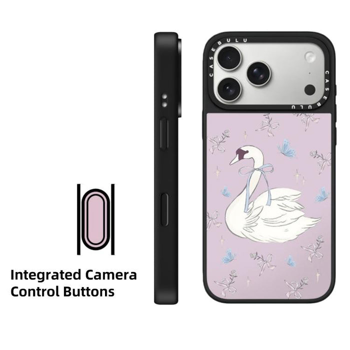 Funda magnética para teléfono con espejo y botón de control de cámara con diseño de la serie Hi Forest, For iPhone 17 Pro Max, For iPhone 17 Pro, For iPhone 17, For iPhone Air
