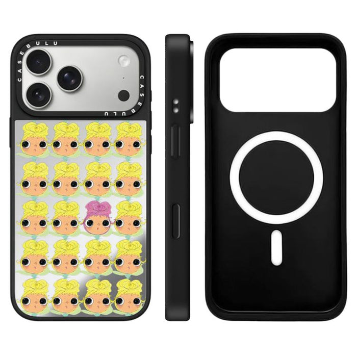 Funda magnética para teléfono con espejo y botón de control de cámara con diseño de la serie YUY, For iPhone 17 Pro Max, For iPhone 17 Pro, For iPhone 17, For iPhone Air