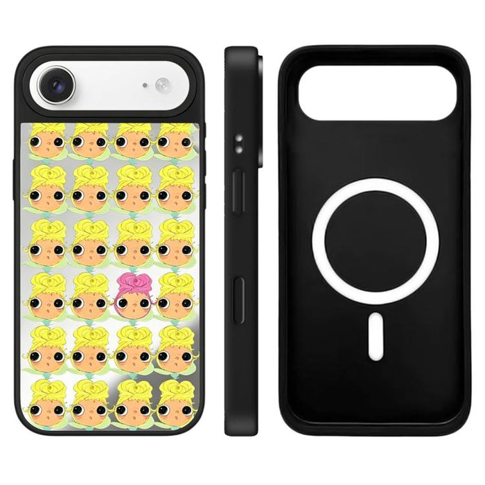 Funda magnética para teléfono con espejo y botón de control de cámara con diseño de la serie YUY, For iPhone 17 Pro Max, For iPhone 17 Pro, For iPhone 17, For iPhone Air