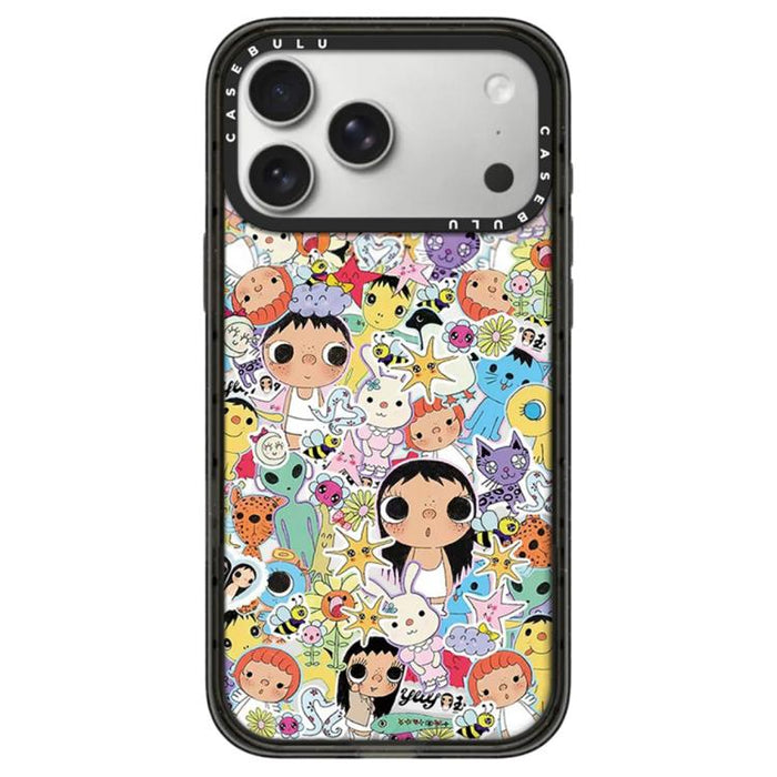 Funda de acrílico transparente para teléfono con botón de control de cámara y diseño de la serie YUY, For iPhone 17 Pro Max, For iPhone 17 Pro, For iPhone 17