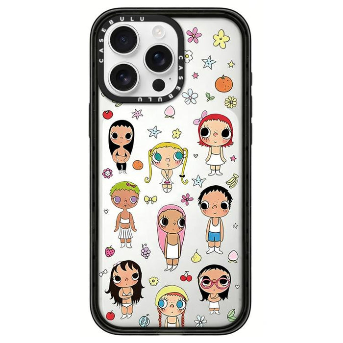 Funda de teléfono acrílica transparente con estampado de la serie YUY, For iPhone 16 Pro Max, For iPhone 16 Pro, For iPhone 16 Plus, For iPhone 16, For iPhone 15 Pro Max, For iPhone 15 Pro, For iPhone 15 Plus, For iPhone 15