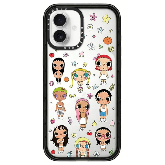 Funda de teléfono acrílica transparente con estampado de la serie YUY, For iPhone 16 Pro Max, For iPhone 16 Pro, For iPhone 16 Plus, For iPhone 16, For iPhone 15 Pro Max, For iPhone 15 Pro, For iPhone 15 Plus, For iPhone 15