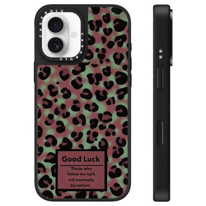 Funda para teléfono con espejo y estampado de leopardo de la serie Stars, For iPhone 16 Pro Max, For iPhone 16 Pro, For iPhone 16 Plus, For iPhone 16, For iPhone 15 Pro Max, For iPhone 15 Pro, For iPhone 15 Plus, For iPhone 15