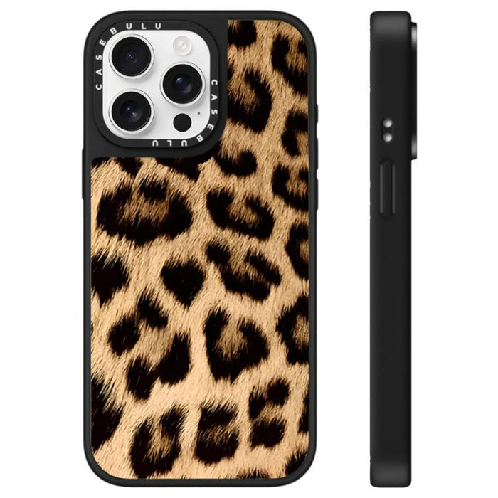 Funda para teléfono con espejo y estampado de leopardo de la serie Stars, For iPhone 16 Pro Max, For iPhone 16 Pro, For iPhone 16 Plus, For iPhone 16, For iPhone 15 Pro Max, For iPhone 15 Pro, For iPhone 15 Plus, For iPhone 15