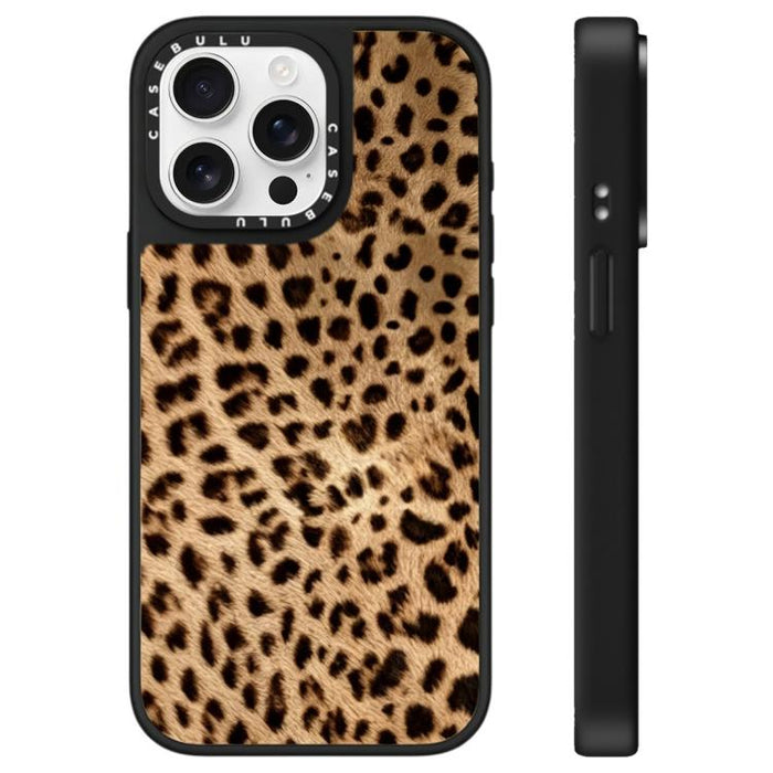 Funda para teléfono con espejo y estampado de leopardo de la serie Stars, For iPhone 16 Pro Max, For iPhone 16 Pro, For iPhone 16 Plus, For iPhone 16, For iPhone 15 Pro Max, For iPhone 15 Pro, For iPhone 15 Plus, For iPhone 15