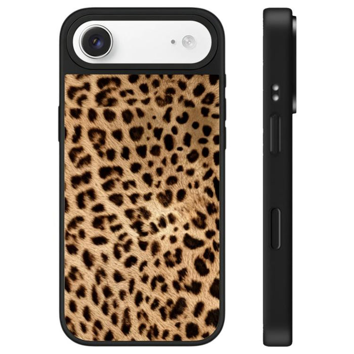 Funda para teléfono con espejo y botón de control de la cámara con estampado de leopardo y estrellas, For iPhone 17 Pro Max, For iPhone 17 Pro, For iPhone 17, For iPhone Air