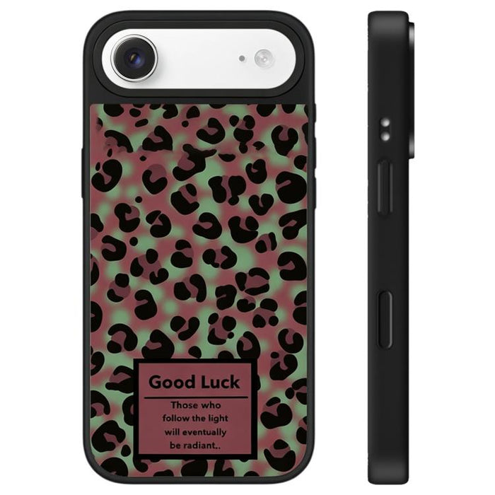 Funda para teléfono con espejo y botón de control de la cámara con estampado de leopardo y estrellas, For iPhone 17 Pro Max, For iPhone 17 Pro, For iPhone 17, For iPhone Air