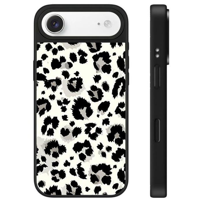 Funda para teléfono con espejo y botón de control de la cámara con estampado de leopardo y estrellas, For iPhone 17 Pro Max, For iPhone 17 Pro, For iPhone 17, For iPhone Air
