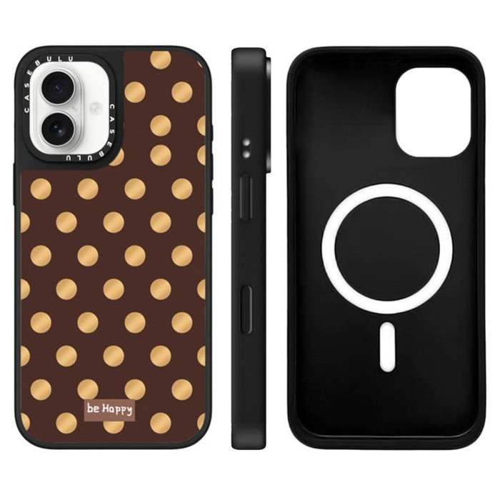 Funda magnética para teléfono con espejo y estampado de leopardo de la serie Stars, For iPhone 16 Pro Max, For iPhone 16 Pro, For iPhone 16 Plus, For iPhone 16, For iPhone 15 Pro Max, For iPhone 15 Pro, For iPhone 15 Plus, For iPhone 15