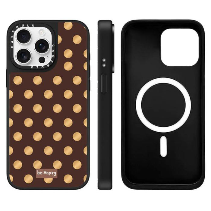 Funda magnética para teléfono con espejo y estampado de leopardo de la serie Stars, For iPhone 16 Pro Max, For iPhone 16 Pro, For iPhone 16 Plus, For iPhone 16, For iPhone 15 Pro Max, For iPhone 15 Pro, For iPhone 15 Plus, For iPhone 15