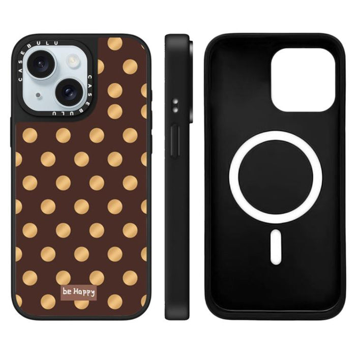 Funda magnética para teléfono con espejo y estampado de leopardo de la serie Stars, For iPhone 16 Pro Max, For iPhone 16 Pro, For iPhone 16 Plus, For iPhone 16, For iPhone 15 Pro Max, For iPhone 15 Pro, For iPhone 15 Plus, For iPhone 15