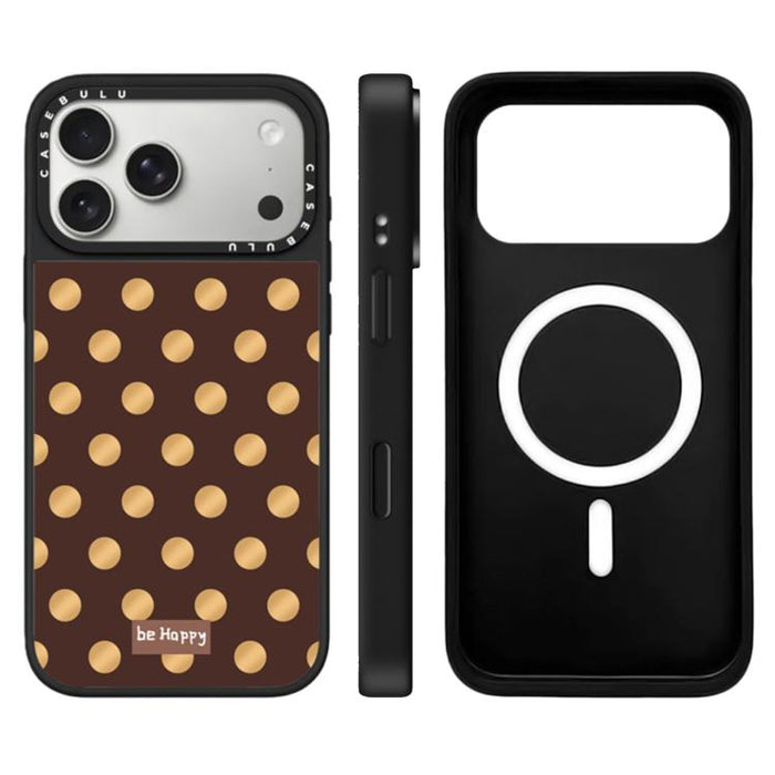 Funda magnética para teléfono con espejo y botón de control de cámara con estampado de leopardo y estrellas, For iPhone 17 Pro Max, For iPhone 17 Pro, For iPhone 17, For iPhone Air